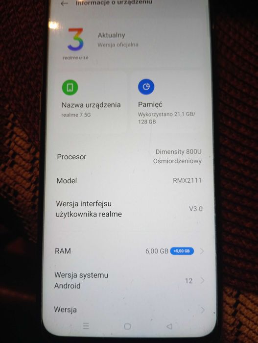 Realme 7 5-G!!!6+5 gb!!!128 gb!!!Okazja