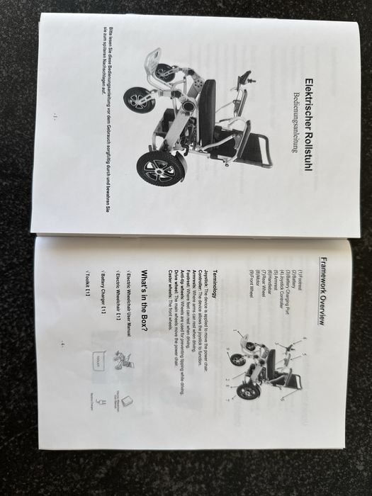 Nowy elektryczny wózek inwalidzki