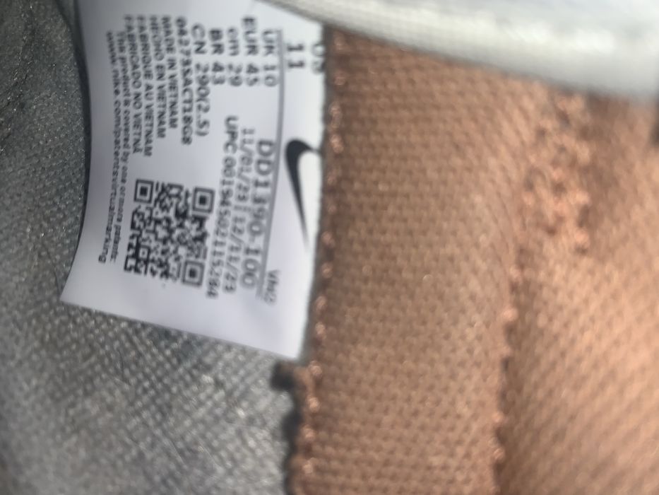 Nike dunk low curry 45