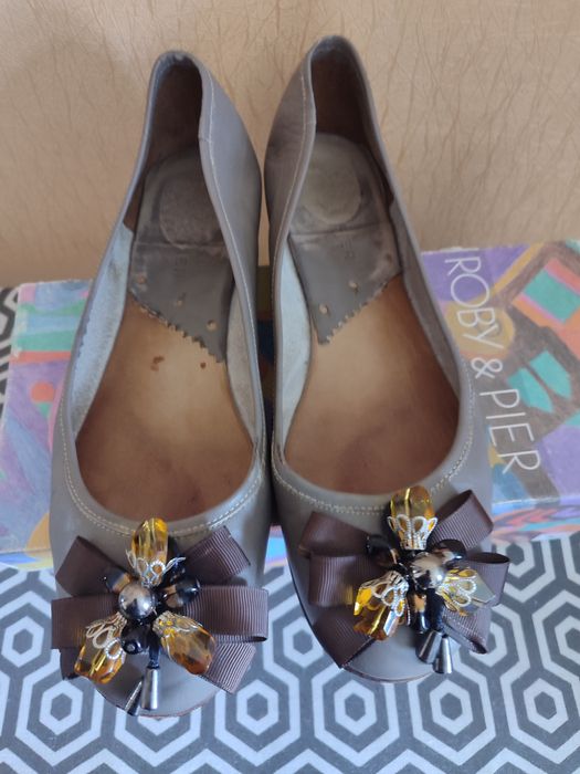 Балетки жіночі шкіряні  39 р