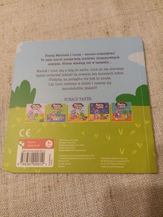 Maciuś i Leon Jeżdżą na rowerze 
Jeżdżą na rowerze 
Katarzyna Wierzbic