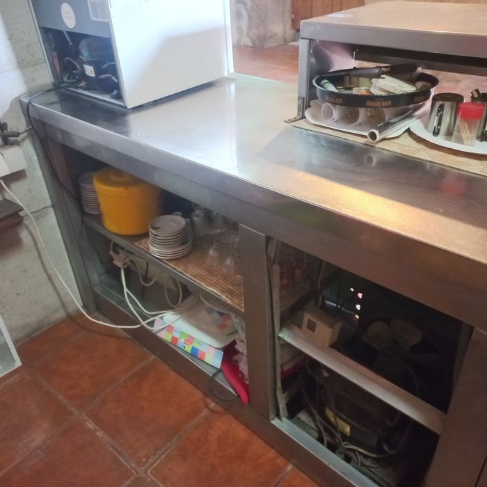 Balcão refrigerado usado