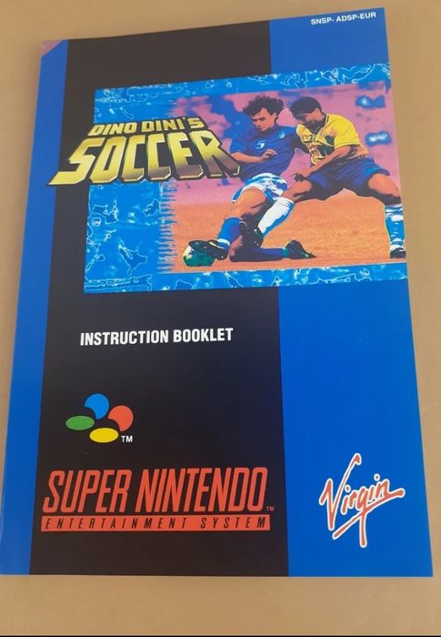 Dino Dini's Soccer super nintendo