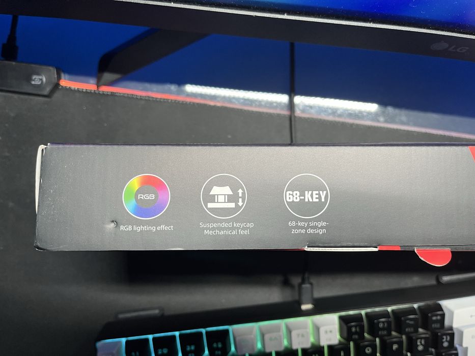 Teclado 68-KEY ROB LIGHTING GAMING KEYBOARD