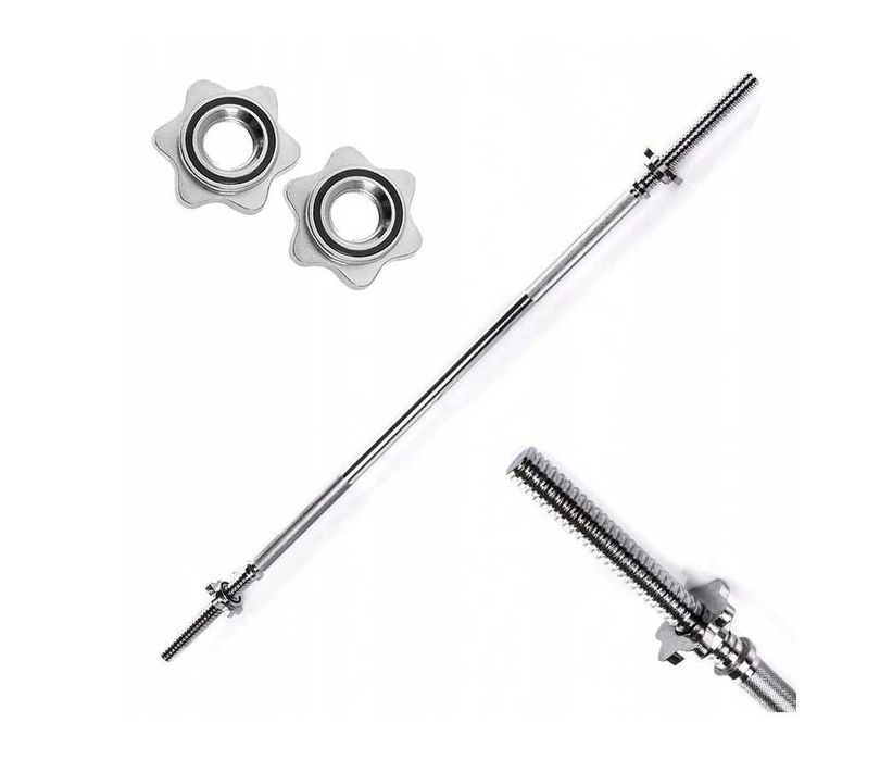 Gryf Prosty stalowy sztanga 120cm 25mm stalowy BD