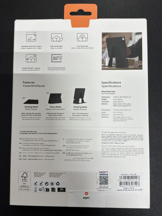 MOFT Float Folio Case  iPad Pro 11 m4/m5