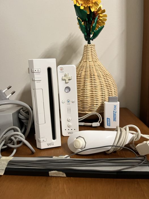 Nintendo Wii desbloqueada com oferta de hdmi e pen 64gb