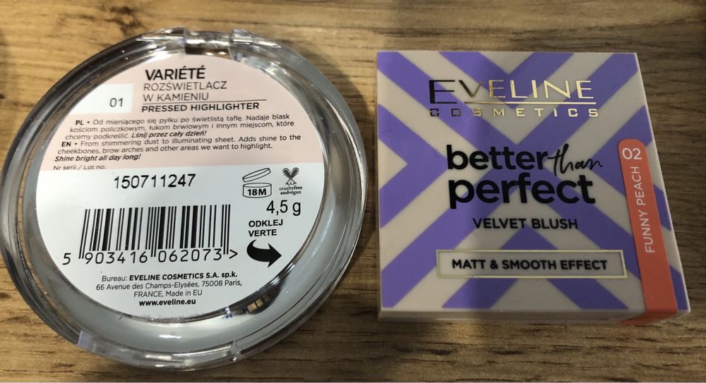 Eveline NOWE kosmetyki nieotwierane