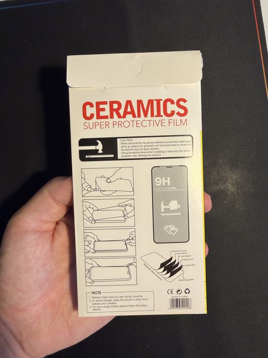 Película Cerâmica para iPhone 7-15 Pro Max + Packs