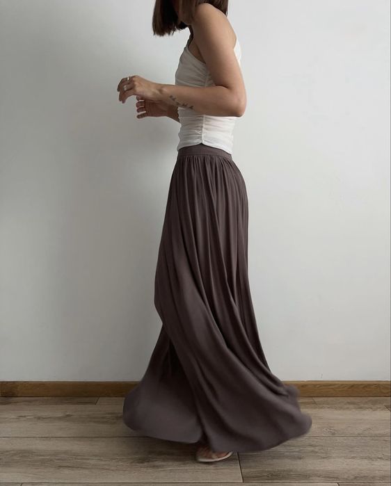 НАЙНИЖЧА ЦІНА! Коричнева спідниця максі Труссарді оригінал