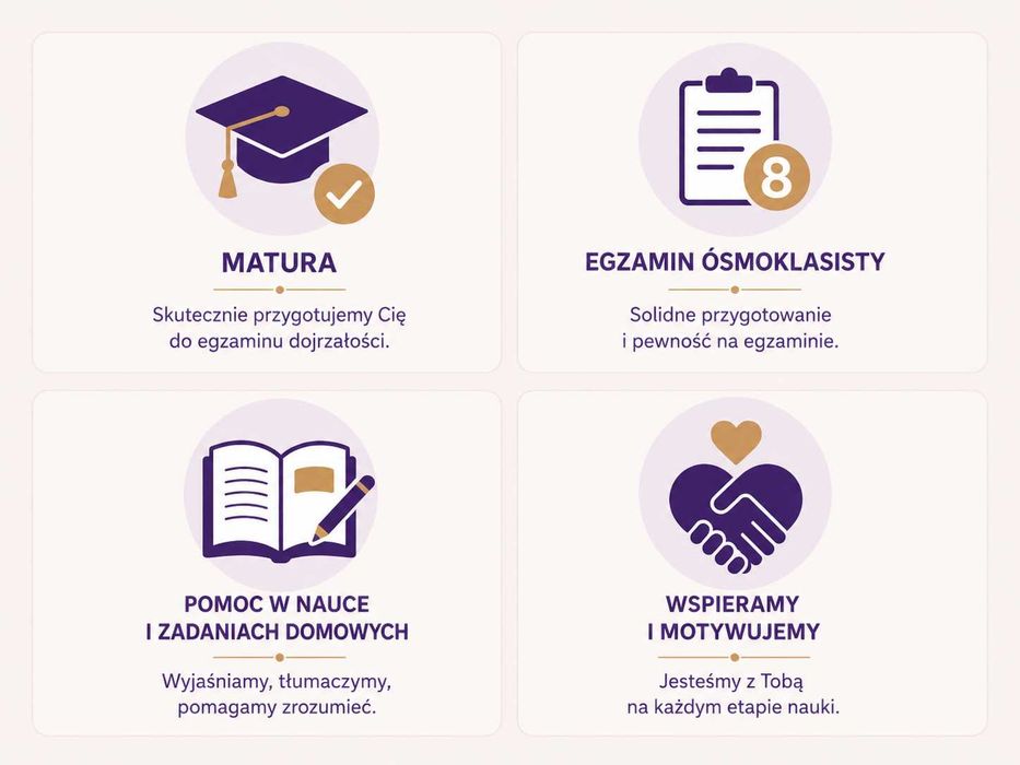Korepetycje angielski – Stacjonarnie lub Online | E8 | Matura |