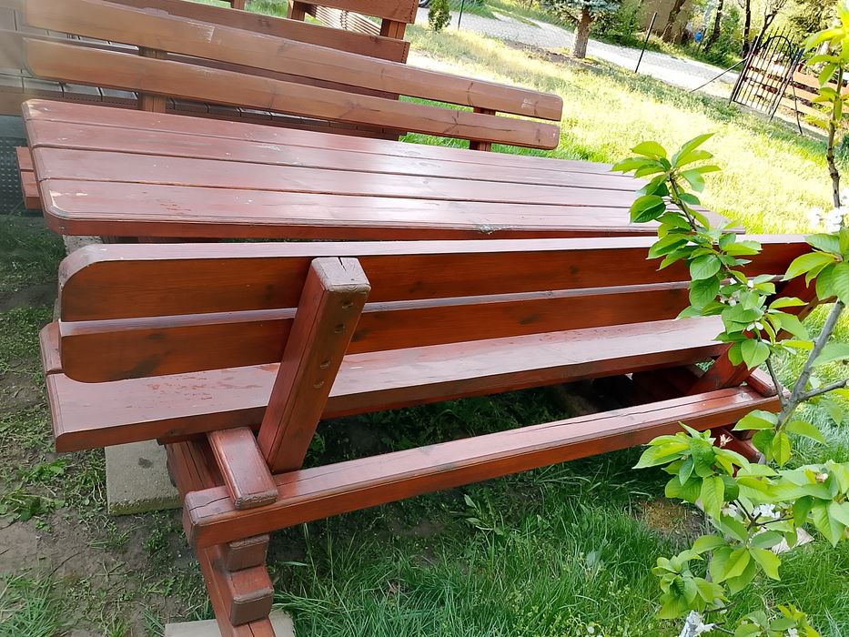 Zestaw ogrodowy  drewniany