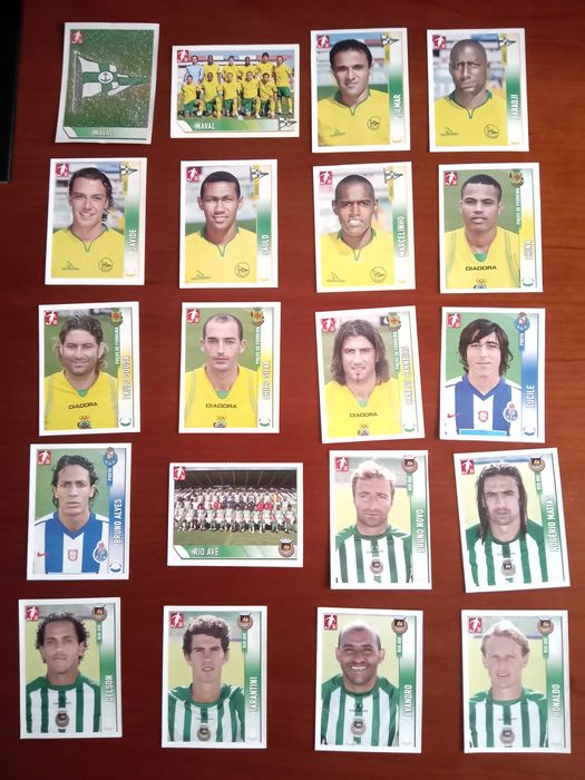 109 cromos diferentes 2008/09 descolados/recortados