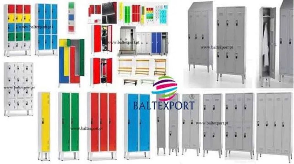 Vestiario Triplo 9 Cacifos Sobrepostos 1900x900x500mm c/Pes 200m Novo