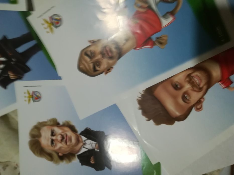 Coleção de caricaturas Benfica