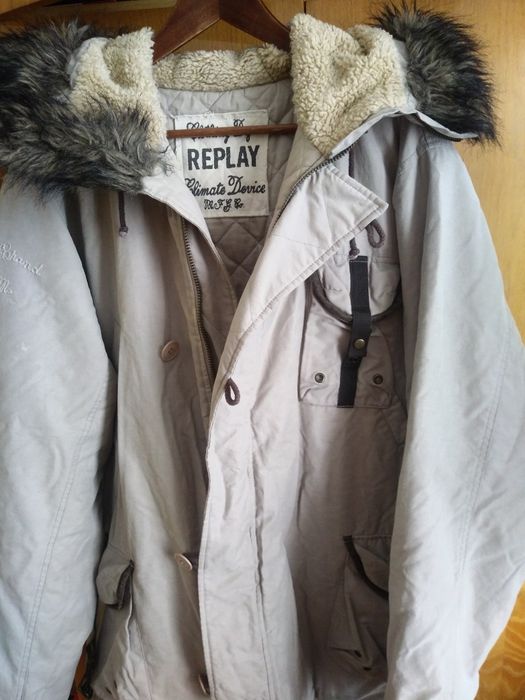 Męska parka zimowa Replay rozm.XL