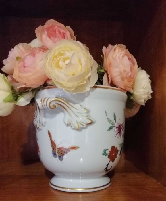 Cachepot porcelana Vista Alegre - Decoração Samatra