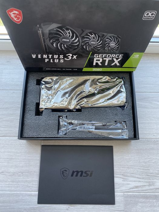 Відеокарта MSI GeForce RTX 3080 VENTUS 3X PLUS 10G OC LHR