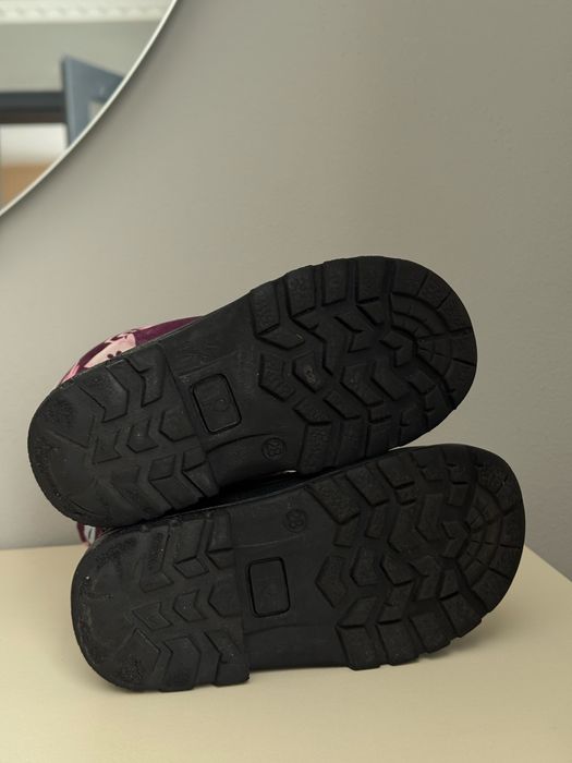 Дитячі зимові чоботи для дівчинки Reima Nefar темно-бордові