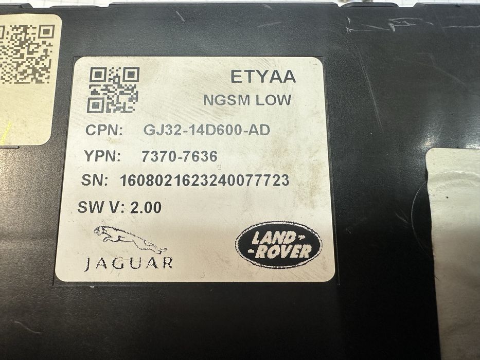 Блок комфорта GJ32-14D600 для Jaguar, Range Rover Land Rover 2016-2019