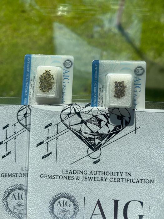 AIG certified Diamonds