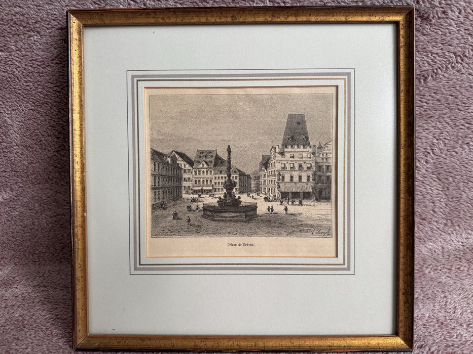 Staloryt - rynek glówny w Trewirze