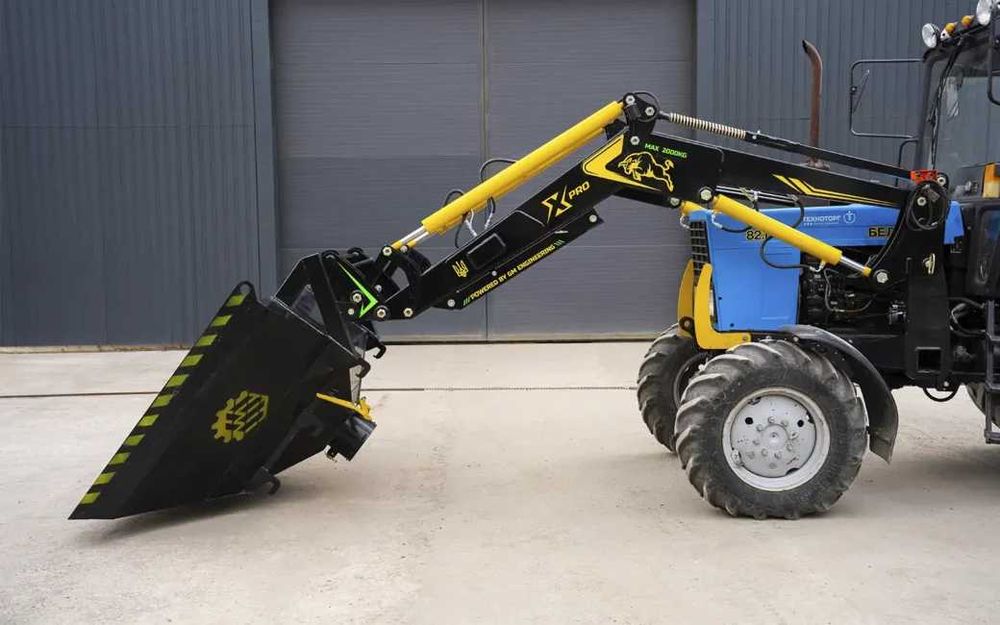 Фронтальний навантажувач GENERAL X PRO Новинка Виворіт ковша 180°