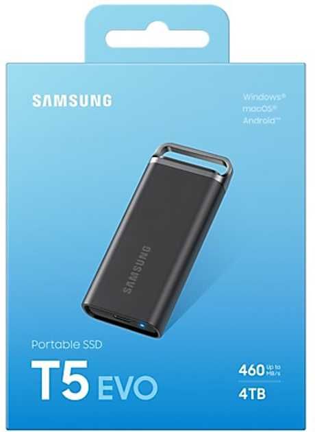 Samsung T5 Evo 4 tb (MU-PH4T0S) Компактний накопичувач SSD