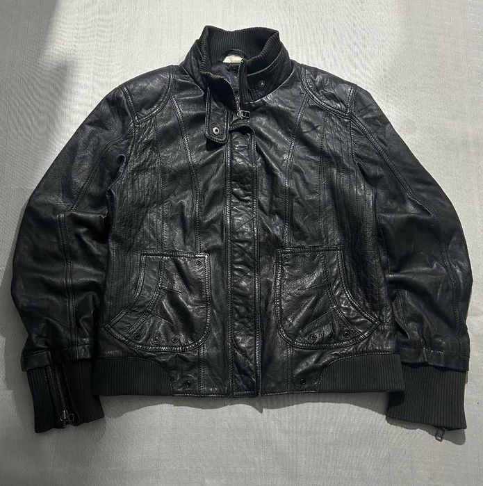 Leather Jacket шкіряна куртка Кожак Авангард y2k индислиз