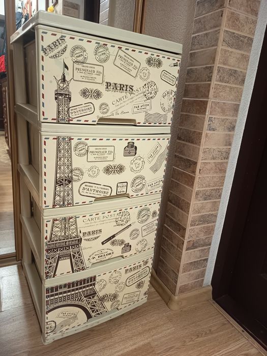 Комод пластиковий Алеана- Париж