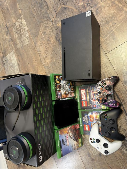 Xbox series x xbox one 1tb 4k blue ray full zestaw