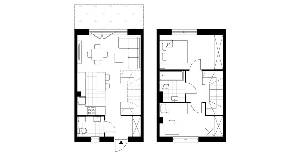 3-pokojowy dom 62m2 Bezpośrednio