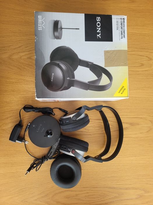 Słuchawki bezprzewodowe Sony MDR-RF811RK + NOWY AKUMULATOR