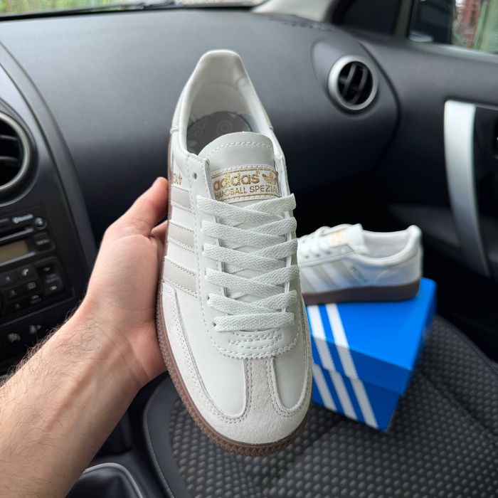 Кросівки Кроссовки Adidas Spezial White Grey Белый Серый Білий Сірий Кросовки демісезон