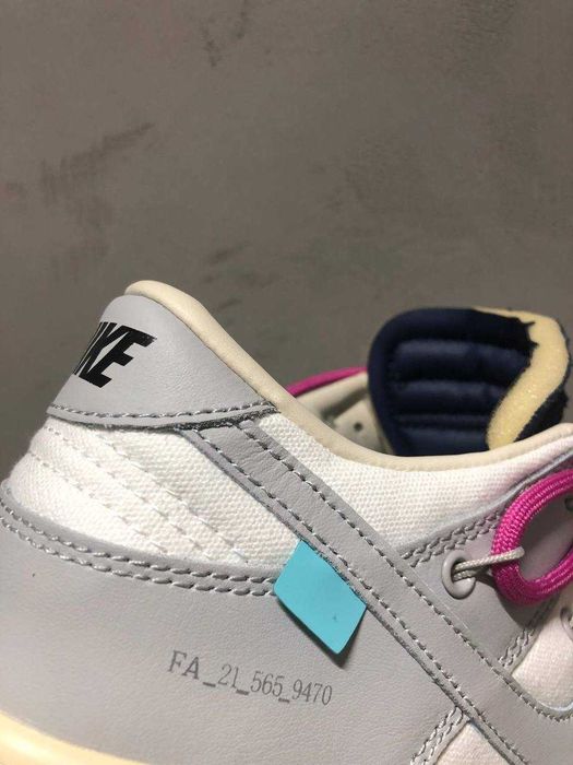 Off-white X Dunk Purple Laces