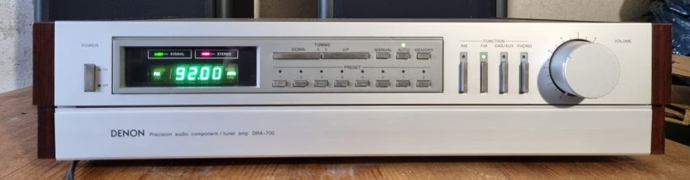 Amplituner Denon DRA-700 83r bdb stan rarytas Made in Japan