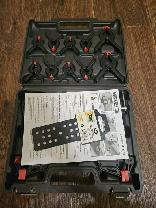 Продам набор быстросъемных струбцин и зажимов Parkside (16 предметов)