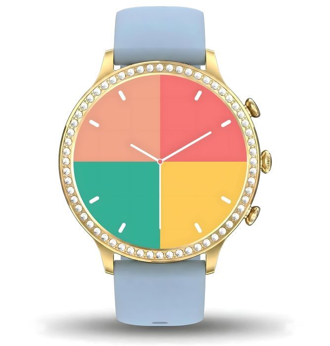 Smartwatch Gravity Złoty Pasek i Bransoleta GT5-4