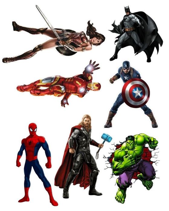 Wydruk jadalny cukrowy A4 Włoski papier Avengers Marvel opłatek