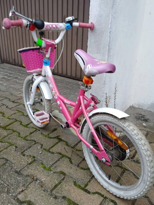 Sprzedam rower dla dziewczynki różowo bialy