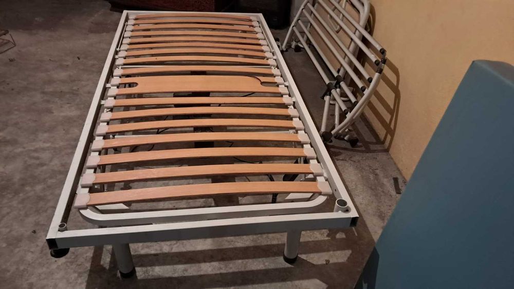 Cama Geriátrica/Hospitalar Articulada Elétrica + Colchão + Acessórios