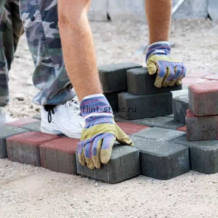 лоток бетонный тротуарная плитка УКЛАДКА