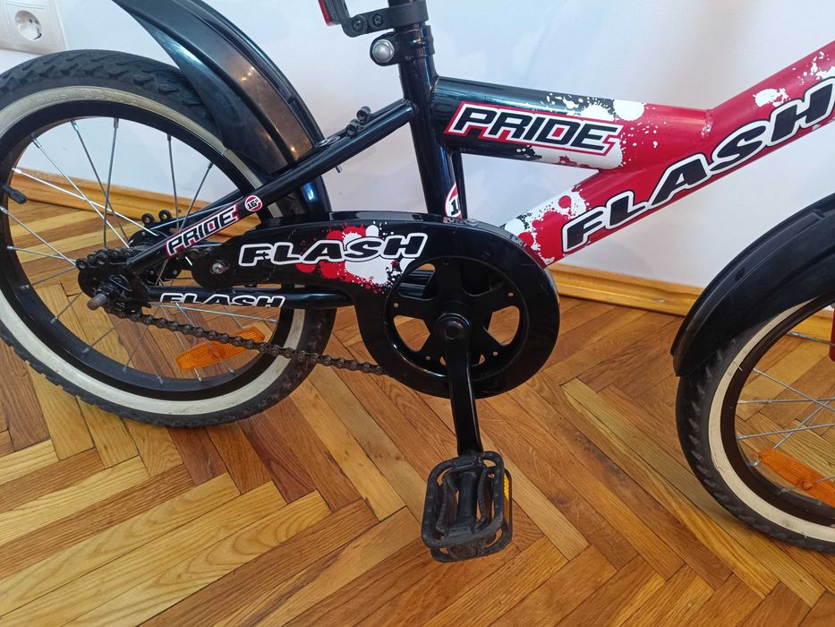 Детский велосипед Pride Flash 16 для ребенка 4-7 лет, б/у