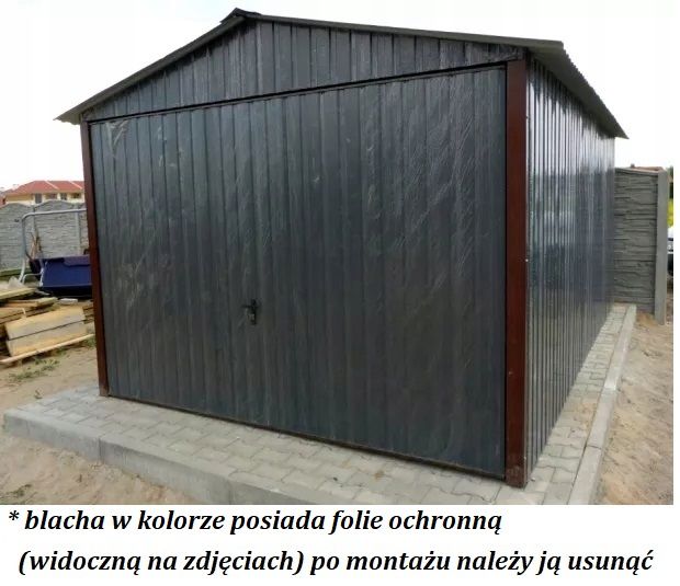 Garaż blaszany Garaże blaszane MOCNE blaszak CAŁA POLSKA montaż gratis