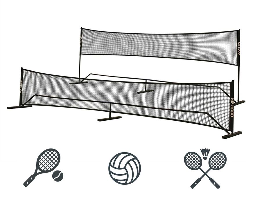Multi Net My Hood REGULOWANA siatka tenis siatkówka badminton 450cm