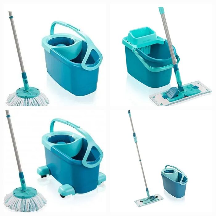 Набір для прибирання швабра +  відро LEIFHEIT сушка  насадка ОРИГІНАЛ