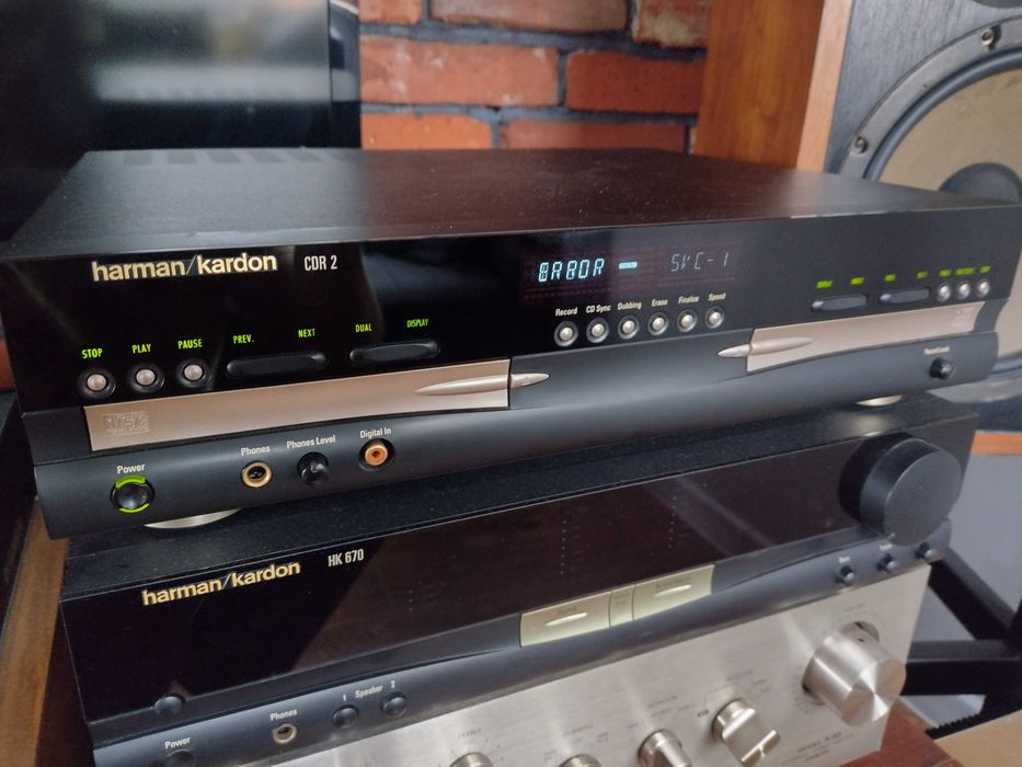 Nagrywarka CD Harmon Kardon CDR2 uszkodzona