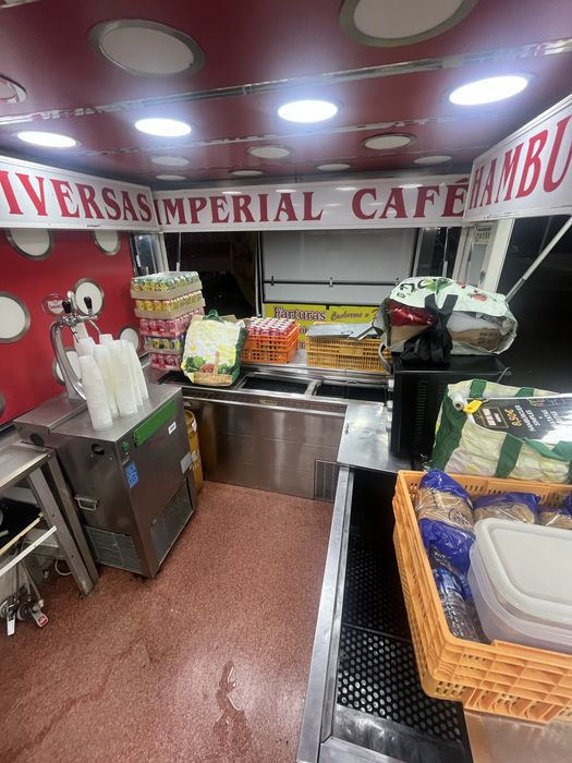 Roulote de street food mais camiao casa