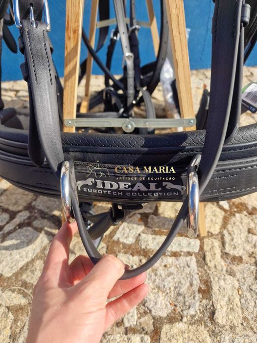 Arreios de Atrelagem "EUROTECH" IDEAL EQUESTRIAN - NOVOS