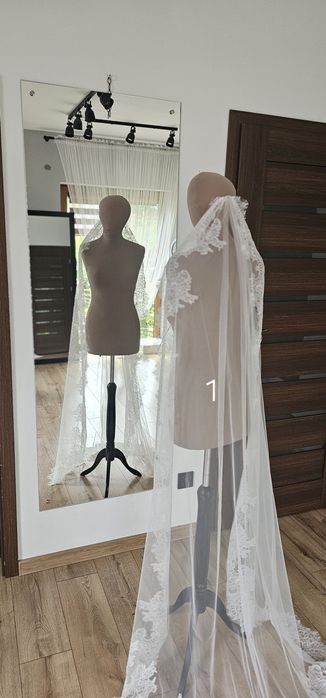 Romantyczny Welon Ślubny – Model 1 (190 cm)